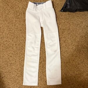Mizuno White Baseball Pants - Straight Fit